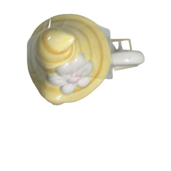 Carrot Patch Cottage Ceramic Floral Mug with Gnome Lid- New - Picture 10 of 16